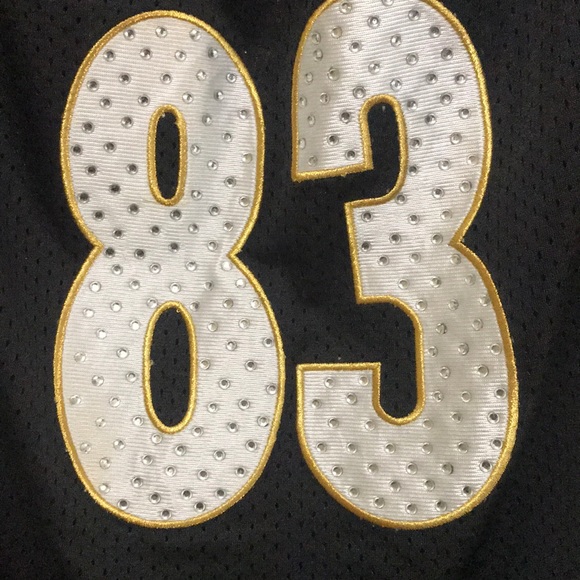 New Women’s luck rhinestone rouched Pittsburgh tip - Picture 8 of 8